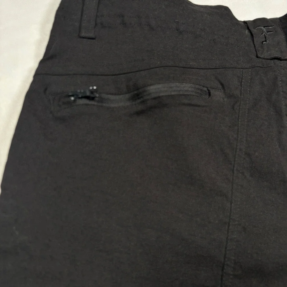 13th Heaven Co Pants Mens 34x32 Black Technical Hiking Outdoor Articulated Knee